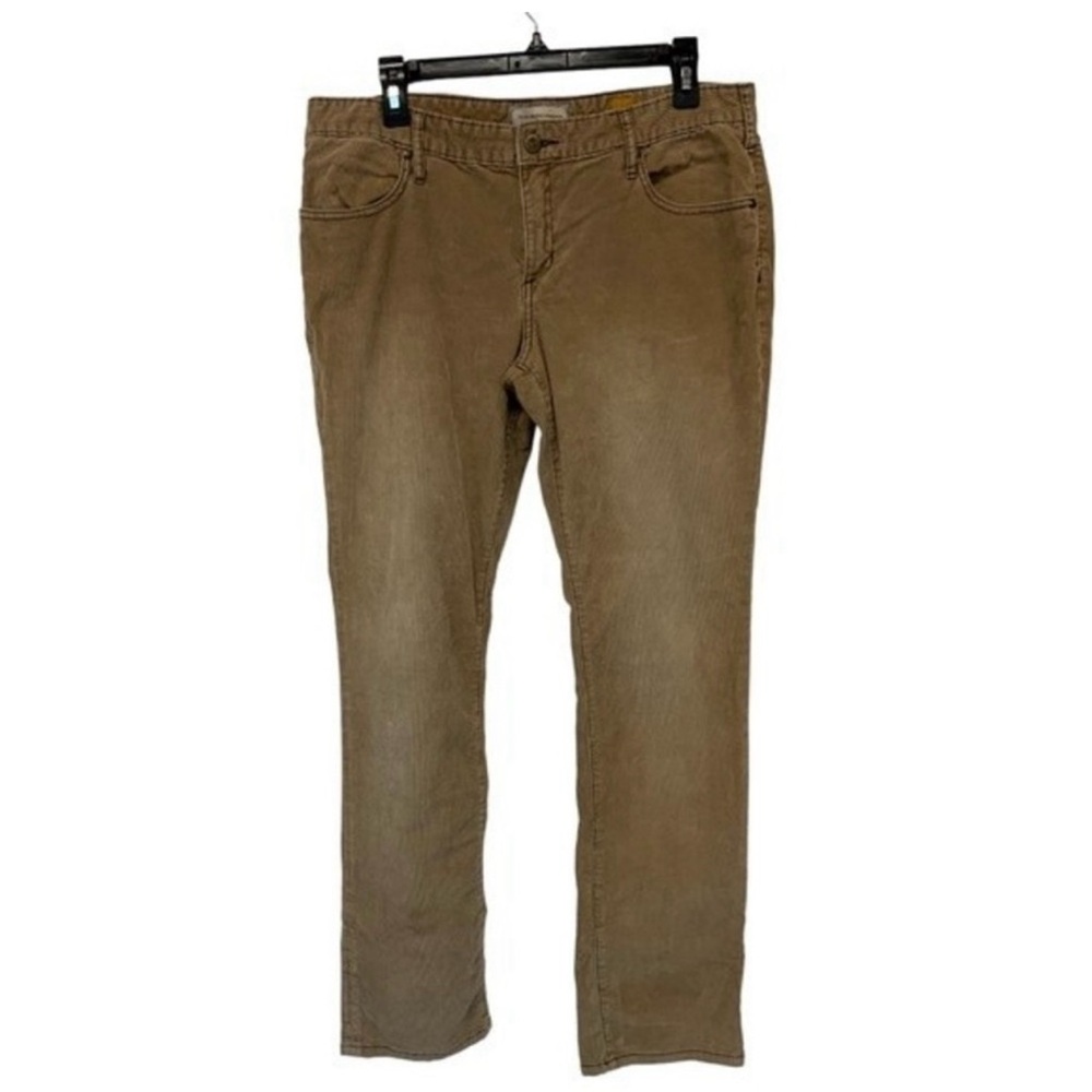 Pilcro and the letterpress | Anthropologie Vintage Slim Brown Corduroy Pants 31